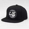 GymRat Strength — Black Flat Bill Snapback Hat